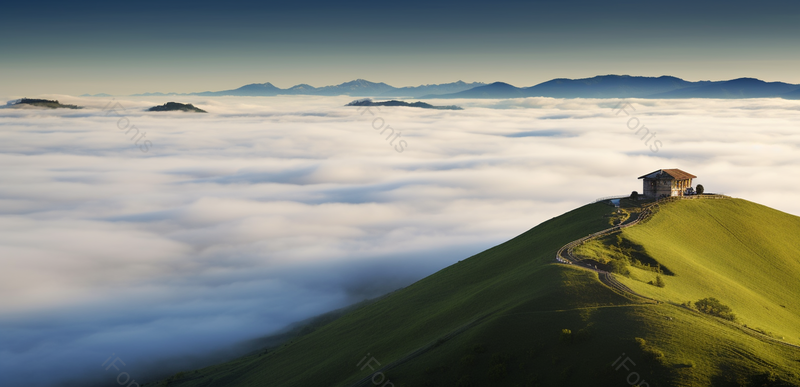 山峰云海唯美意境高清摄影图,高清,摄影图,摄影图片,图片大全,摄影图免费下载